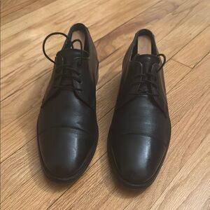 Cole Haan Men's Black Leather Dress Shoes - Size 10W
